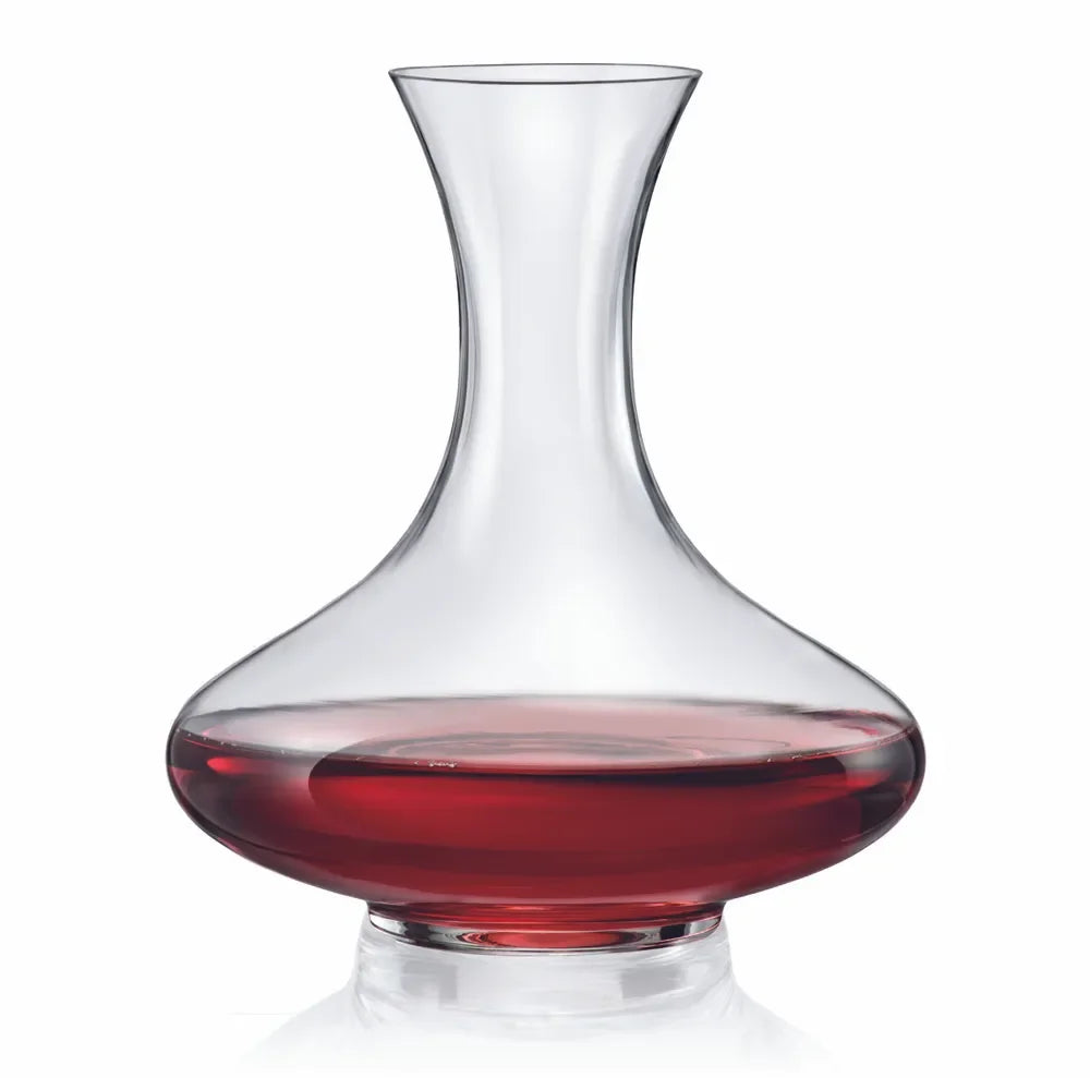 Wine Glasses Set (6 Wine Glasses 465ml) -Wine Decanter 1900ml-Glass Luxury Home Party Decoration