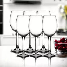 Laai beeld in Galery-kyker, Wine Glasses Set (6 Wine Glasses 465ml) -Wine Decanter 1900ml-Glass Home Party Decoration