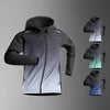 Quick Dry Men's Cycling Jacket Sports Running Outdoor Fitness Hooded Waterproof Motorcyclist Coat Gym Outdoor Skin Windbreaker