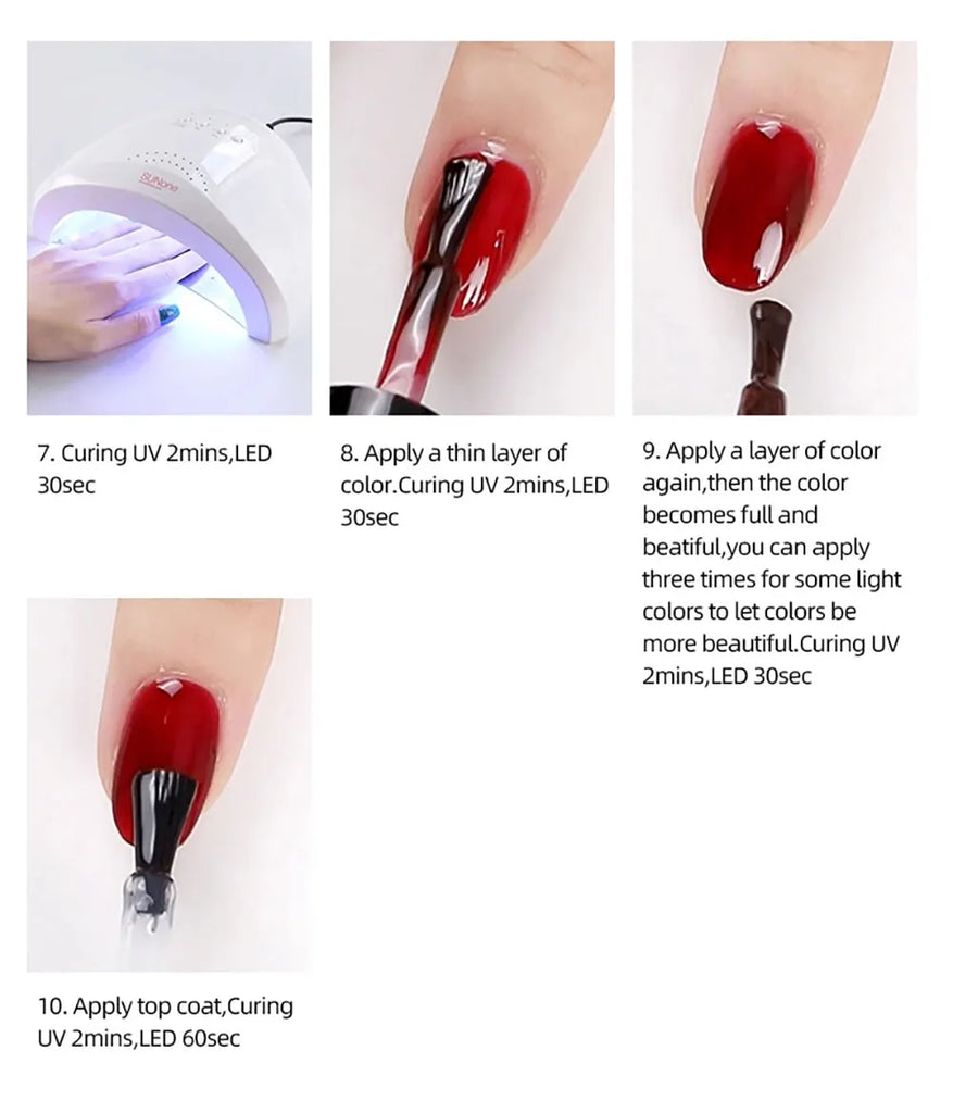 Vendeeni 15ml Diamond Top Coat For Gel Nail Polish Reinforce Long Lasting UV Soak Off Gel Varnish High Light Nail Art Primer Gel