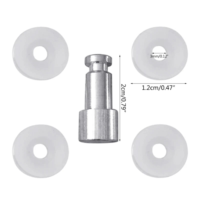 Y98B Universal Replacement Floater And Sealer For Kitchen Pressure Cooker 1 Float Valve + 4 Sealing Washers Kitchen Dining - Mighty Dollars