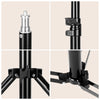 Heavy Duty Metal 2m 2.4m 2.8m Tripod Light Stand Max Load to 5KG Tripod for Photo Studio Softbox Video Flash ReflectorLighting
