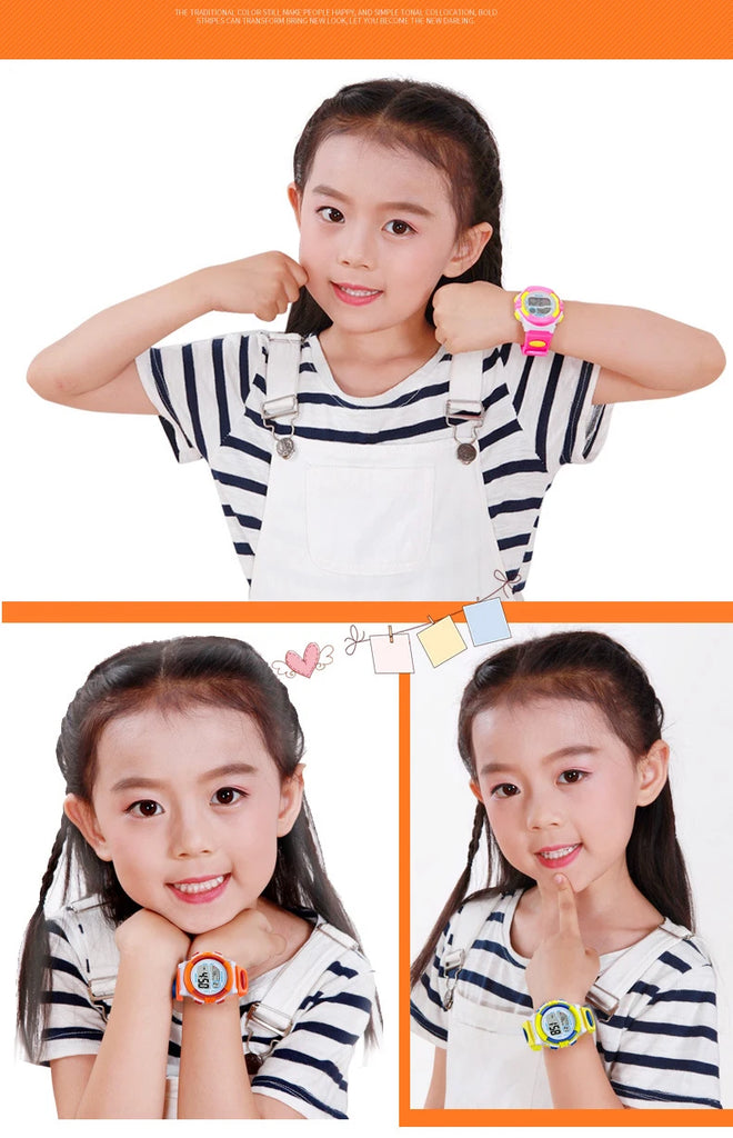 Children's Watches Cartoon Kids Wrist Watches Electronic Kid Baby Watch Clock Digital Watches for Girls Boys Gifts Relogio Montr