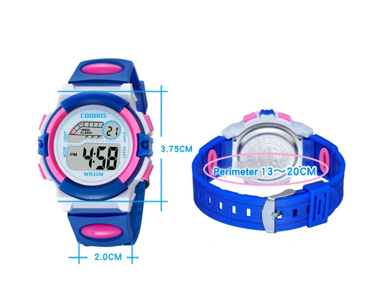 Children's Watches Cartoon Kids Wrist Watches Electronic Kid Baby Watch Clock Digital Watches for Girls Boys Gifts Relogio Montr