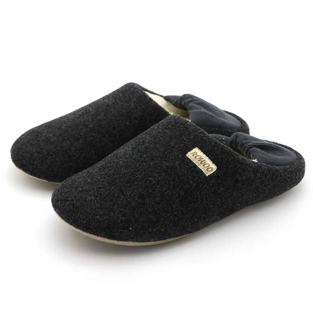 Winter House Shoes Warm Soft Indoor Floor Slippers Women Men Couple Anti-slip Home Cotton Winter Unisex Sandals Dropshipping