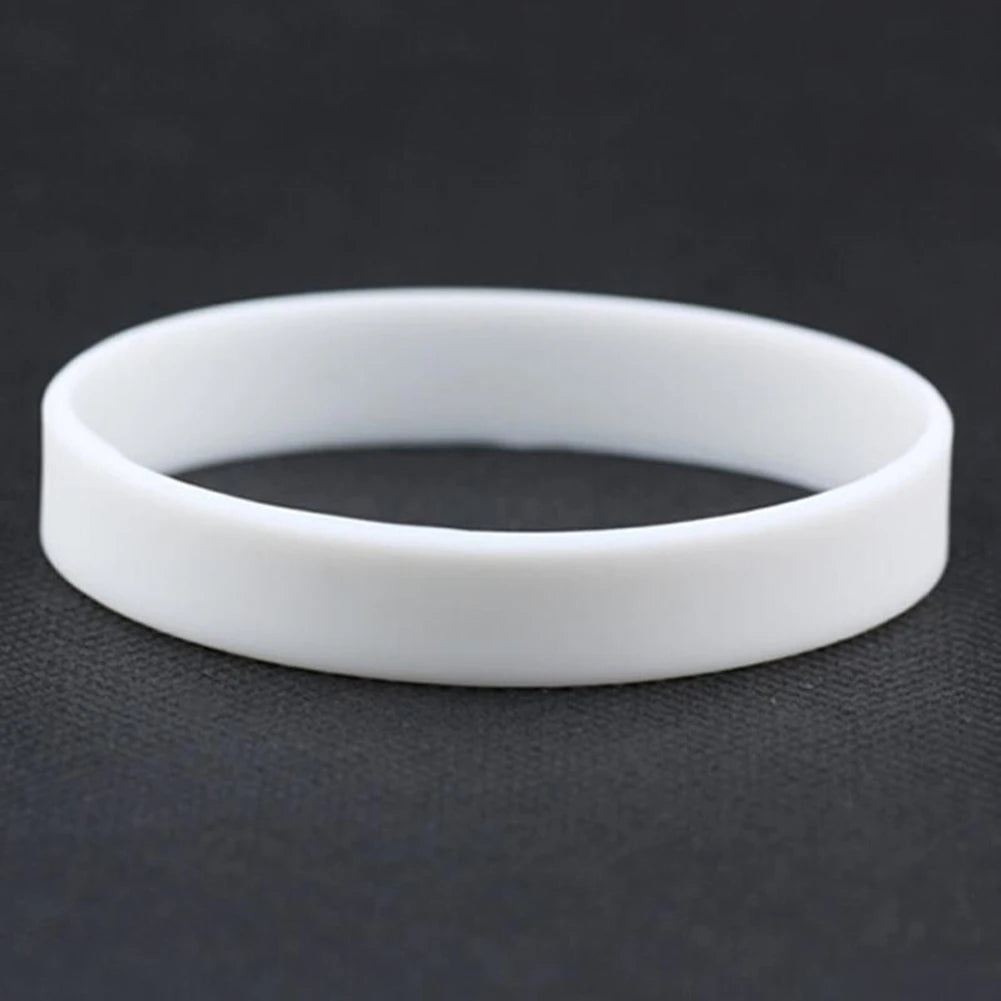 Casual Sports Fitness Silicone Rubber Elasticity Wristband Cuff Bracelet Basketball Sports Wrist Band Силиконовый браслет