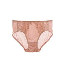 Load image into Gallery viewer, Birdtree Women Panties 100% Natural Silk Sexy Breathable Thin Seamless Lace Briefs Health 2023 New Middle Waist Intimate U34807C - Mighty Dollars