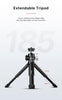 Ulanzi U-Vlog lite Mini Tripod with 360° Ball Head & Cold Shoe Selfie Stick Tabletop Tripod for Camera iPhone Android Phone DSLR