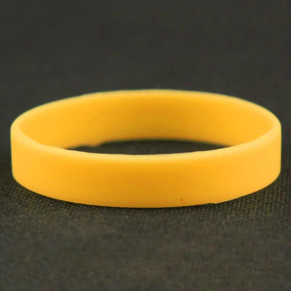 Casual Sports Fitness Silicone Rubber Elasticity Wristband Cuff Bracelet Basketball Sports Wrist Band Силиконовый браслет