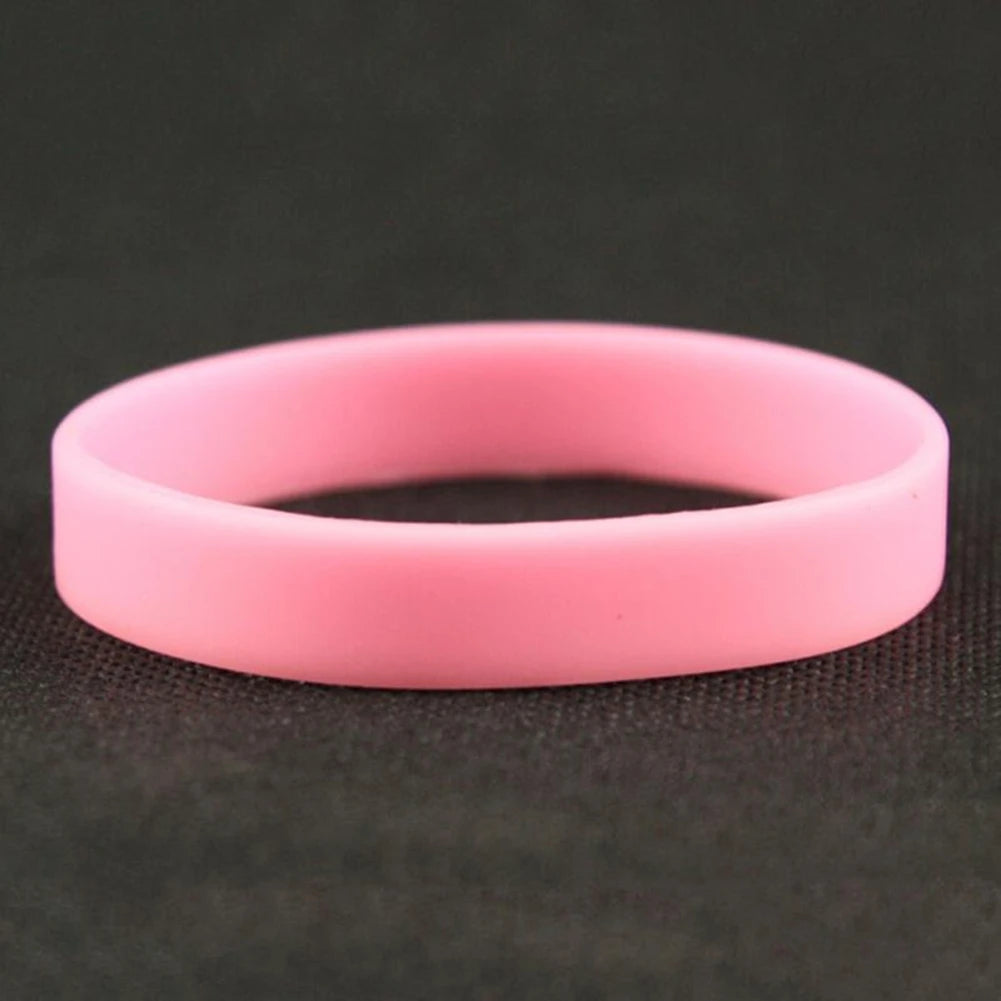 Casual Sports Fitness Silicone Rubber Elasticity Wristband Cuff Bracelet Basketball Sports Wrist Band Силиконовый браслет