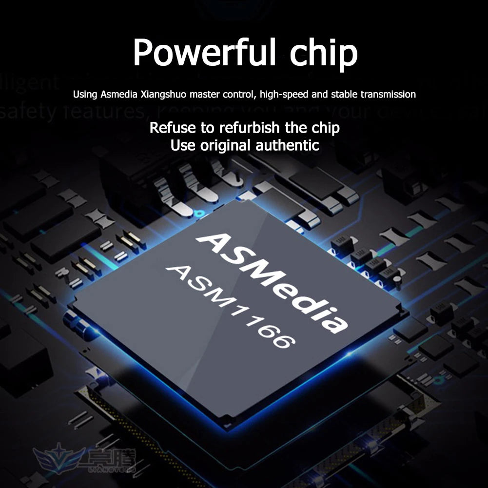 SATA PCIe Adapter 6 Ports SATA 3.0 to PCI Express x4 Expansion Card SATA III to PCI-E 3.0 X4 Controller for HDD ASMedia ASM1166