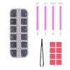 DIY Diamond Painting Accessories Rhinestone Cross Stitch 5D Embroidery Pen Painting Tools Set Mosaic Glue Pen Kit Tweezers