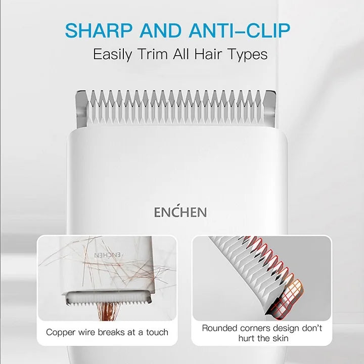 ENCHEN Boost Replacement Hair Clipper Blades Boost Nano Ceramic Cutter Head White Black Brand Original