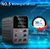 Wanptek Adjustable DC Power Supply 30V 10A 60V 5A Lab Bench Power Source Stabilized Power Supply Voltage Regulator Switch 120V