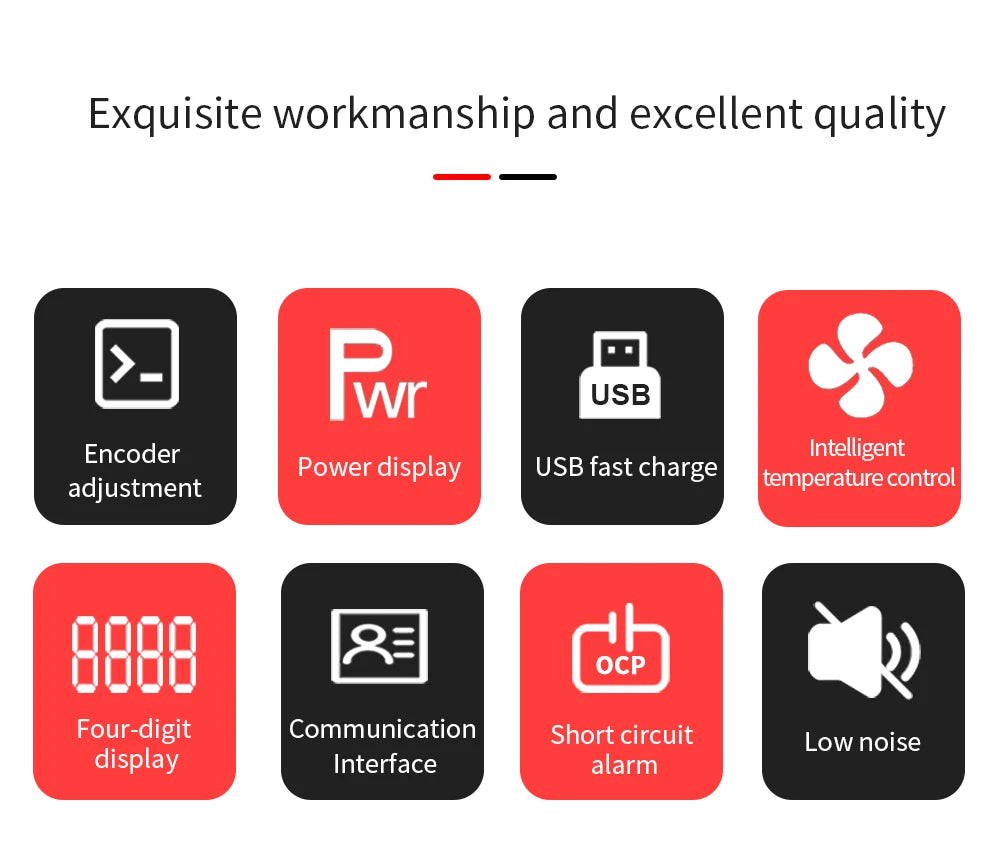 Wanptek Adjustable DC Power Supply 30V 10A 60V 5A Lab Bench Power Source Stabilized Power Supply Voltage Regulator Switch 120V