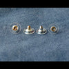 100pcs/lot Gold Post Nuts Silicon Stud Earring Back Blocked Ear Plugging For Earrings Stoppers Jewelry Making Accessories