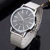 Luxury Women Watches 2025 New Stylish Silver Minimalist Business Ladies Quartz Watch Breathable Leather Steel Clock Reloj Mujer