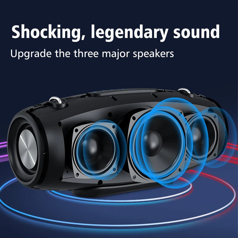 ZEALOT-S67 60W Portable Bluetooth Speaker Outdoor Party Speaker Big Loud Speaker Excellent Bass Performace Hifi speaker