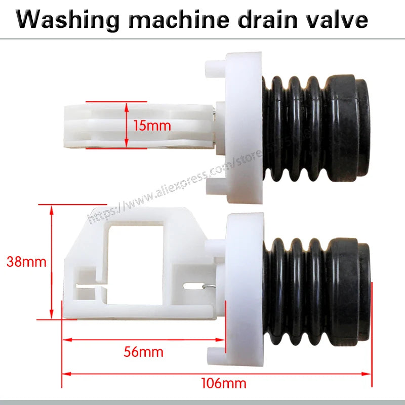Washing machine drain valve core water plug plug water plug valve core drain valve washing machine accessories - Mighty Dollars