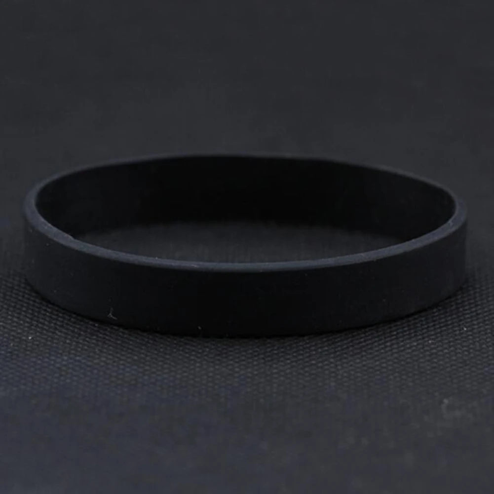 Casual Sports Fitness Silicone Rubber Elasticity Wristband Cuff Bracelet Basketball Sports Wrist Band Силиконовый браслет