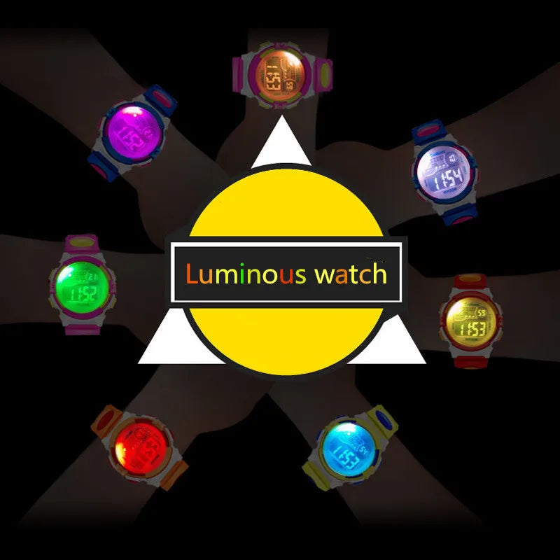 Children's Watches Cartoon Kids Wrist Watches Electronic Kid Baby Watch Clock Digital Watches for Girls Boys Gifts Relogio Montr