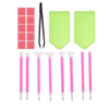 DIY Diamond Painting Accessories Rhinestone Cross Stitch 5D Embroidery Pen Painting Tools Set Mosaic Glue Pen Kit Tweezers