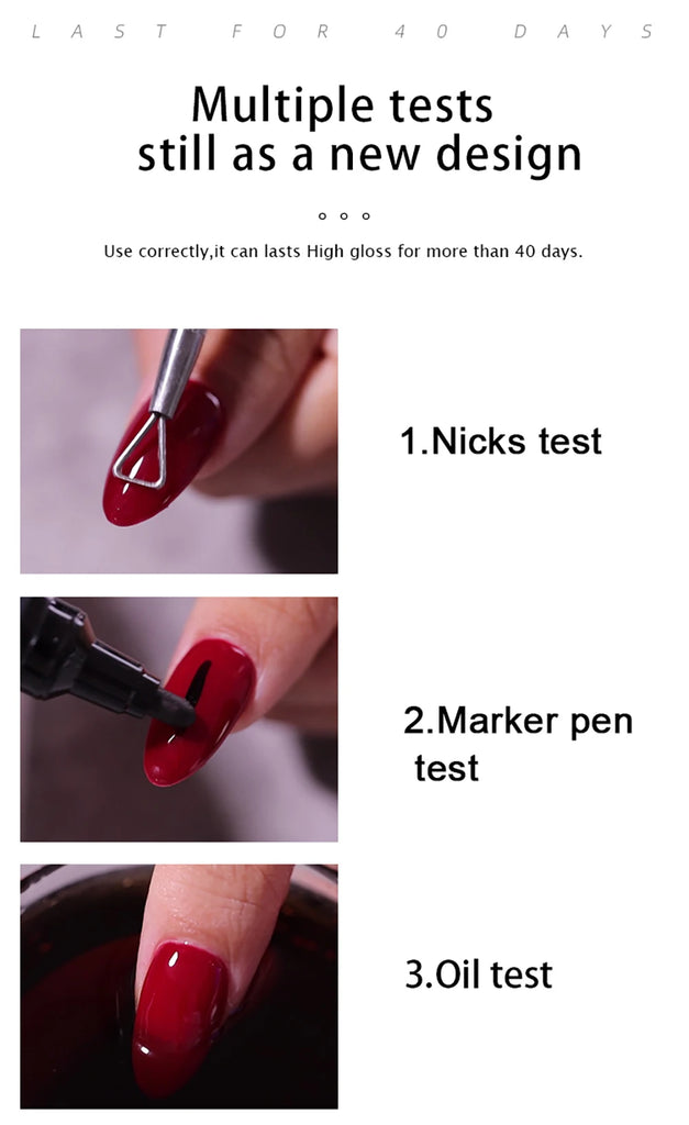 Vendeeni 15ml Diamond Top Coat For Gel Nail Polish Reinforce Long Lasting UV Soak Off Gel Varnish High Light Nail Art Primer Gel