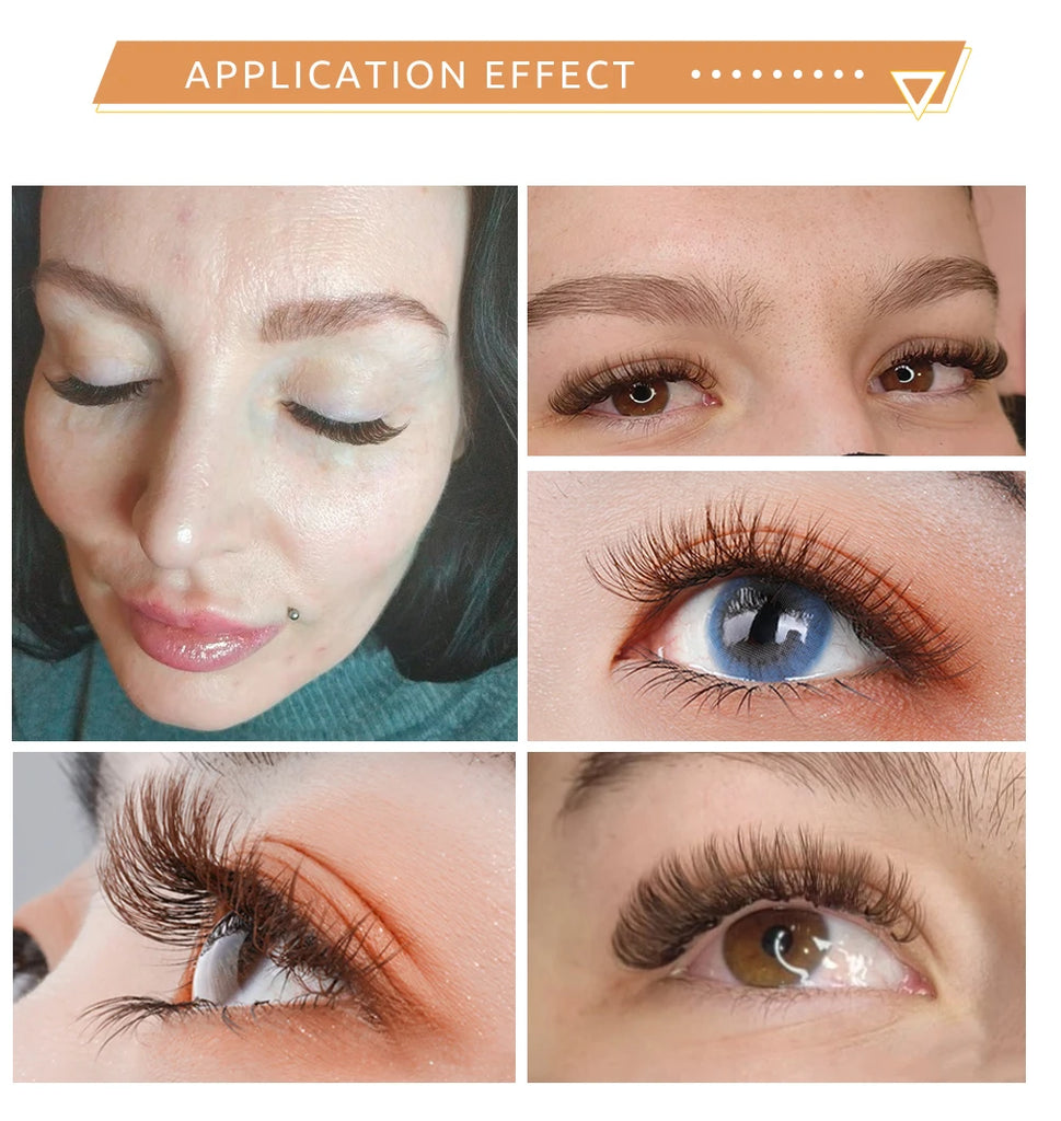 ABONNIE Dark Brown Eyelash Extension Mix 8-15mm Mink Individual Eyelash Lashes High Quality Color Natural Korean Eyelashes