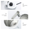 DEVISIB 3 in 1 Electric Milk Frother 300ml Automatic Hot and Cold Foam Maker for Coffee Latte Cappuccino Macchiato Hot Chocolate