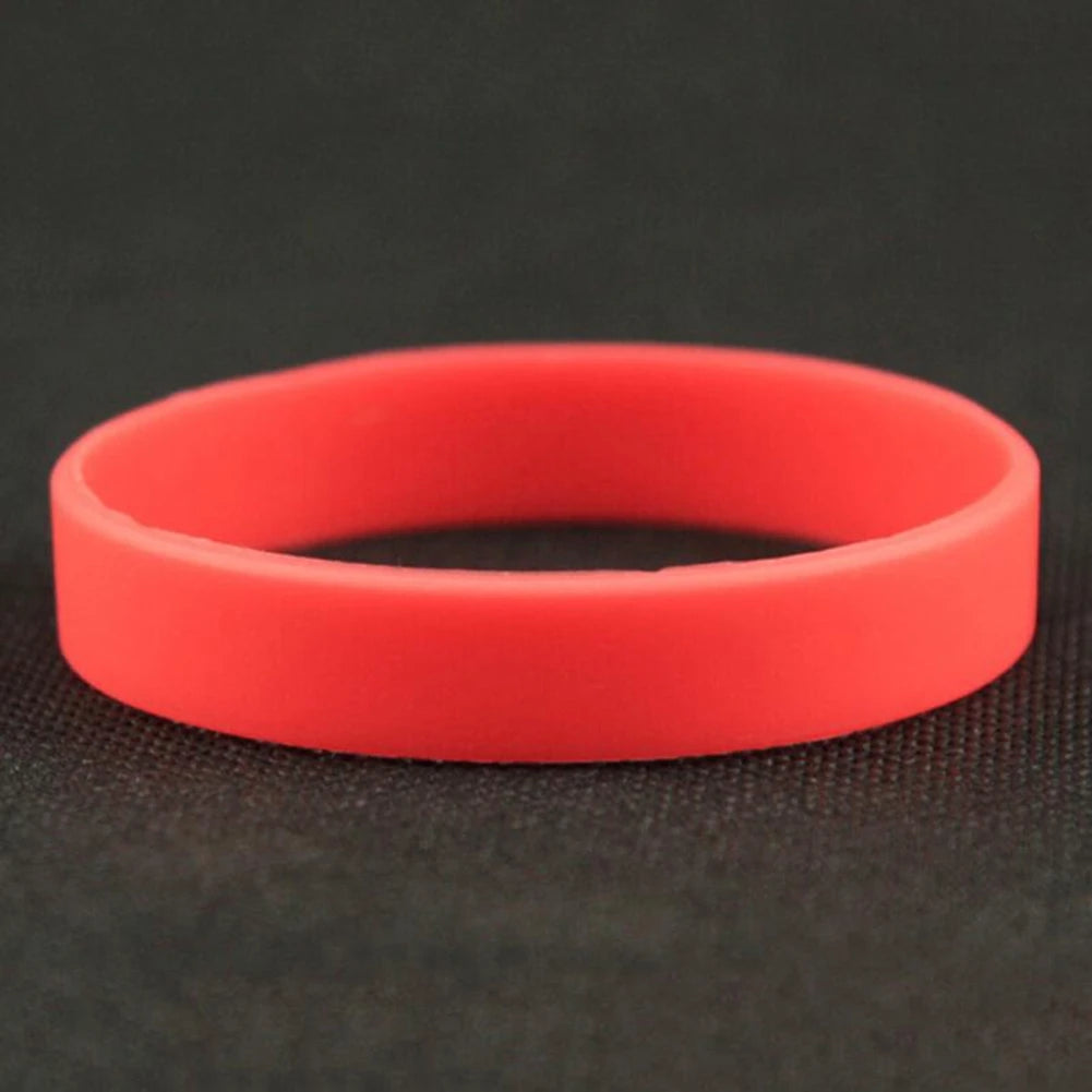 Casual Sports Fitness Silicone Rubber Elasticity Wristband Cuff Bracelet Basketball Sports Wrist Band Силиконовый браслет
