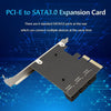 SATA PCIe Adapter 6 Ports SATA 3.0 to PCI Express x4 Expansion Card SATA III to PCI-E 3.0 X4 Controller for HDD ASMedia ASM1166