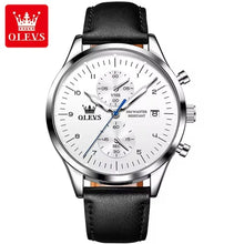 Load image into Gallery viewer, OLEVS Original Men&#39;s Watches Top Brand Chronograph Quartz Watch for Men Waterproof Luminous Date Male Wristwatch Casual Luxury