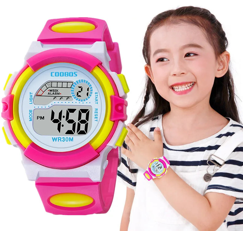 Children's Watches Cartoon Kids Wrist Watches Electronic Kid Baby Watch Clock Digital Watches for Girls Boys Gifts Relogio Montr