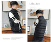 Men Vest Windproof Vest Men Jacket Sleeveless Vest Winter Jacket Casual Coat Men down Cotton Warm Thicken Waistcoat thick gilet