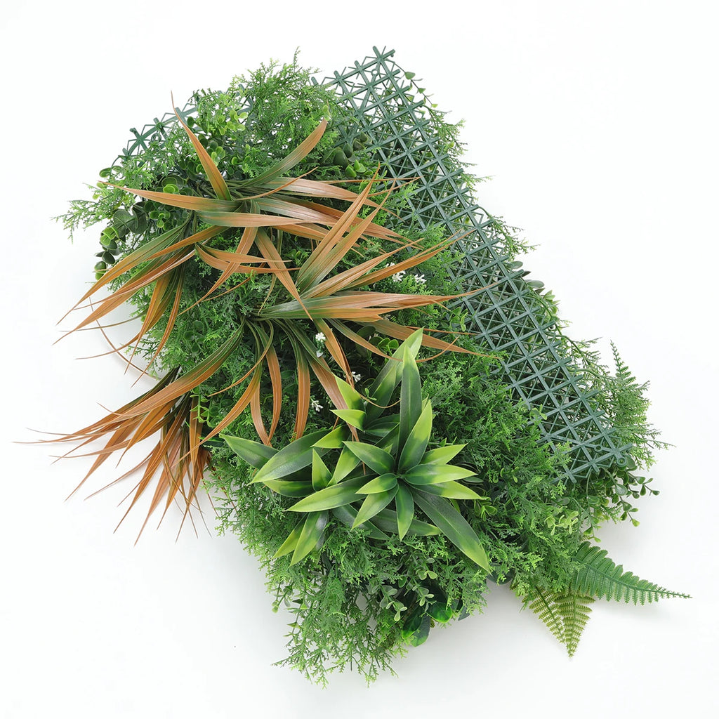 12pcs Artificial Plant Wall, 50x50cm Artificial Hedge Christmas Decorations Fake Plants Panel Wedding Grass Mat Garden Backyard