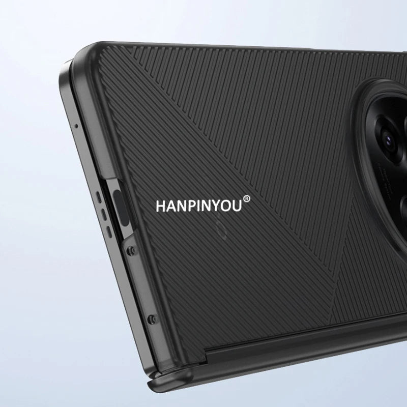 Lightweight Ultrathin Hard Phone Case For OPPO Find N5 Matte Geometric frosted stripe Cover Simple Stylish Anti-Fingerprints