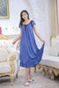 Sexy Nightgown Women 2025 Long Female Summer Short Sleepwear Faux Satin Bow Nightdress Round Neck Nightwear For Ladies  Nighty