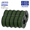 JAYO PLA + 3D Filament 1.75MM 10 Rolls PLA PLUS 3D Printer Filament Neatly Wound 3D Printing Filament 1.1kg Spool High Toughness