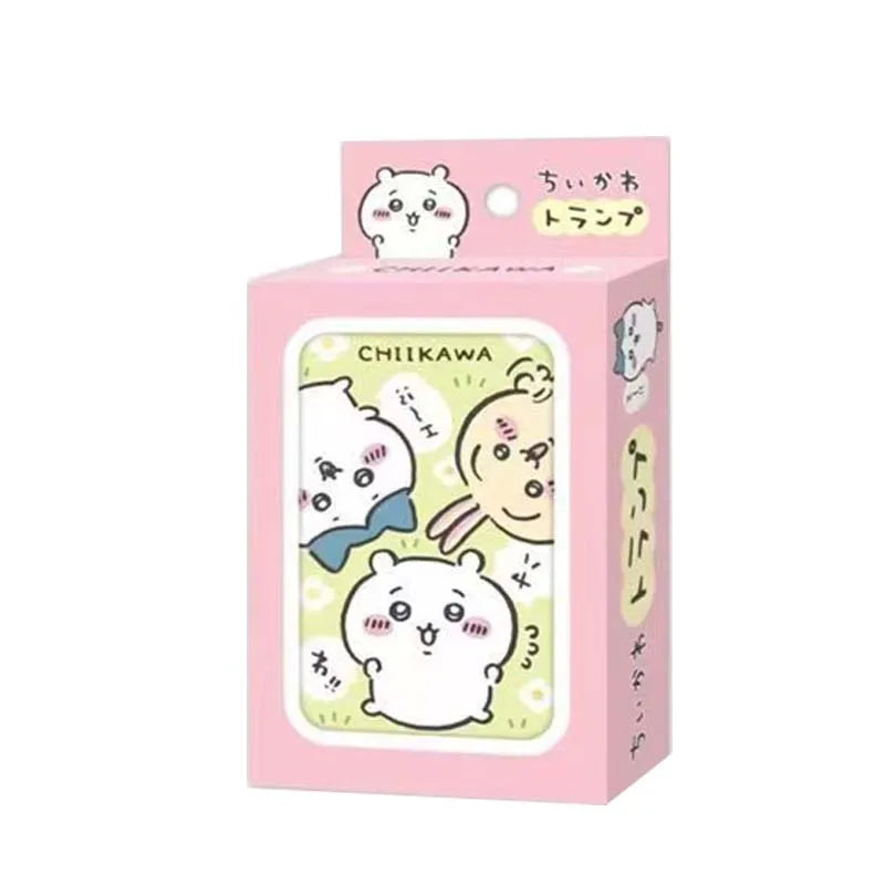 Sanrio Chiikawa Games Playing Card Family Funny Entertainment Board Game Fun Playing Cards Kids Toys Birthday Christmas Gifts