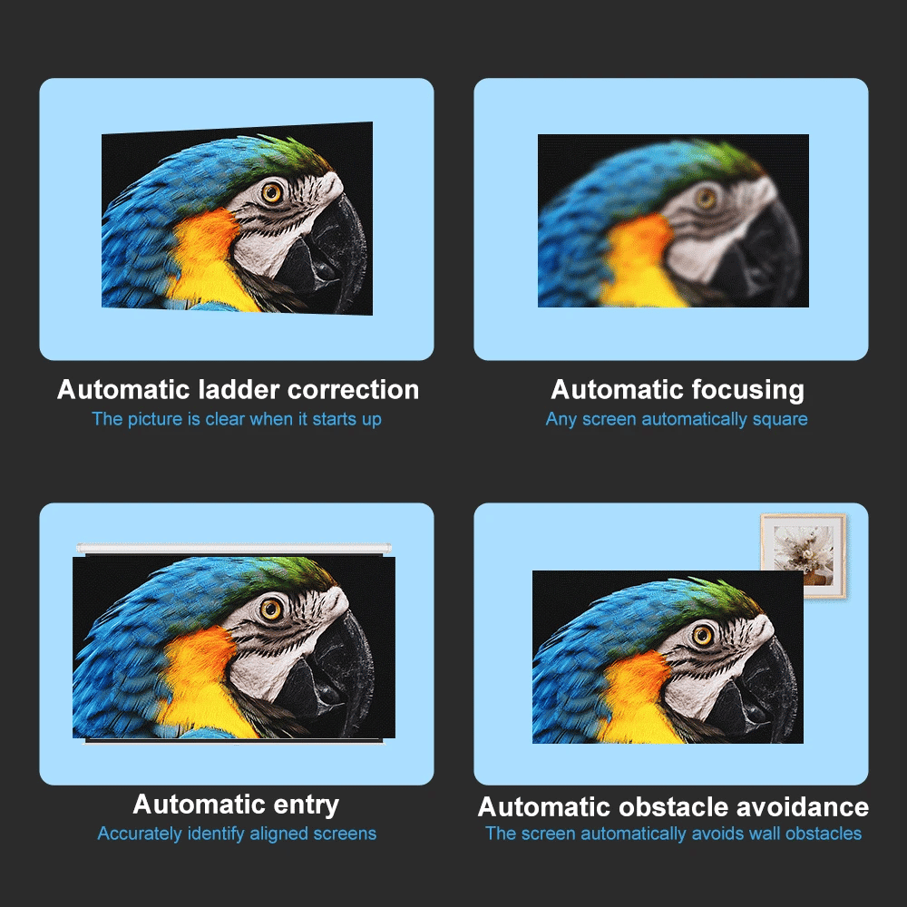 ThundeaL TDA7W Full HD 1080P Projector Android 13 WiFi6 2G 32G Projetor 4k Video TDA7 Voice Control 3D Smart Home Theater Beamer