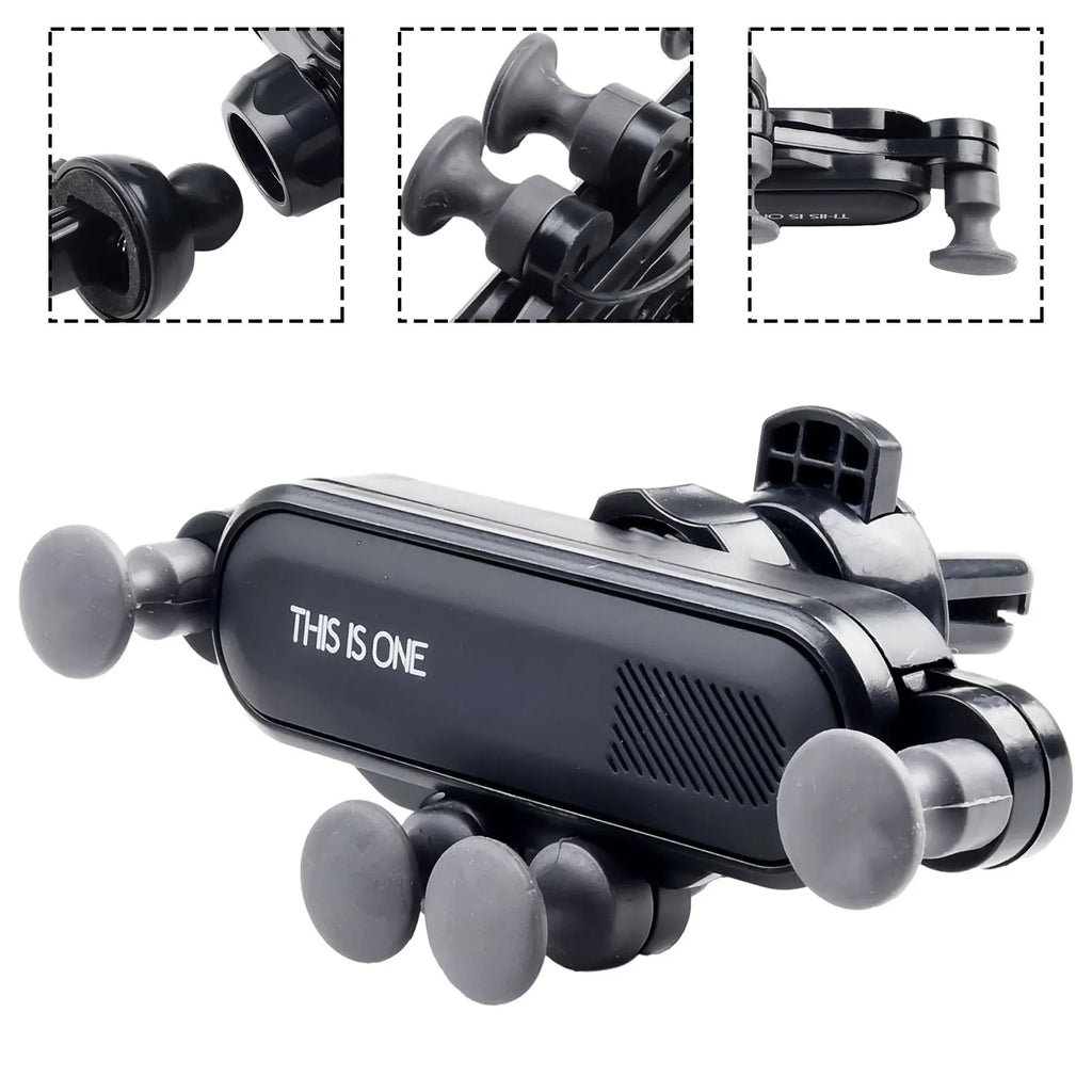 Maximum Safety Car Mobile Phone Holder  5 Point Support Design  Stable and Anti Slip  Fits 4 7 6 5 inch Smartphones