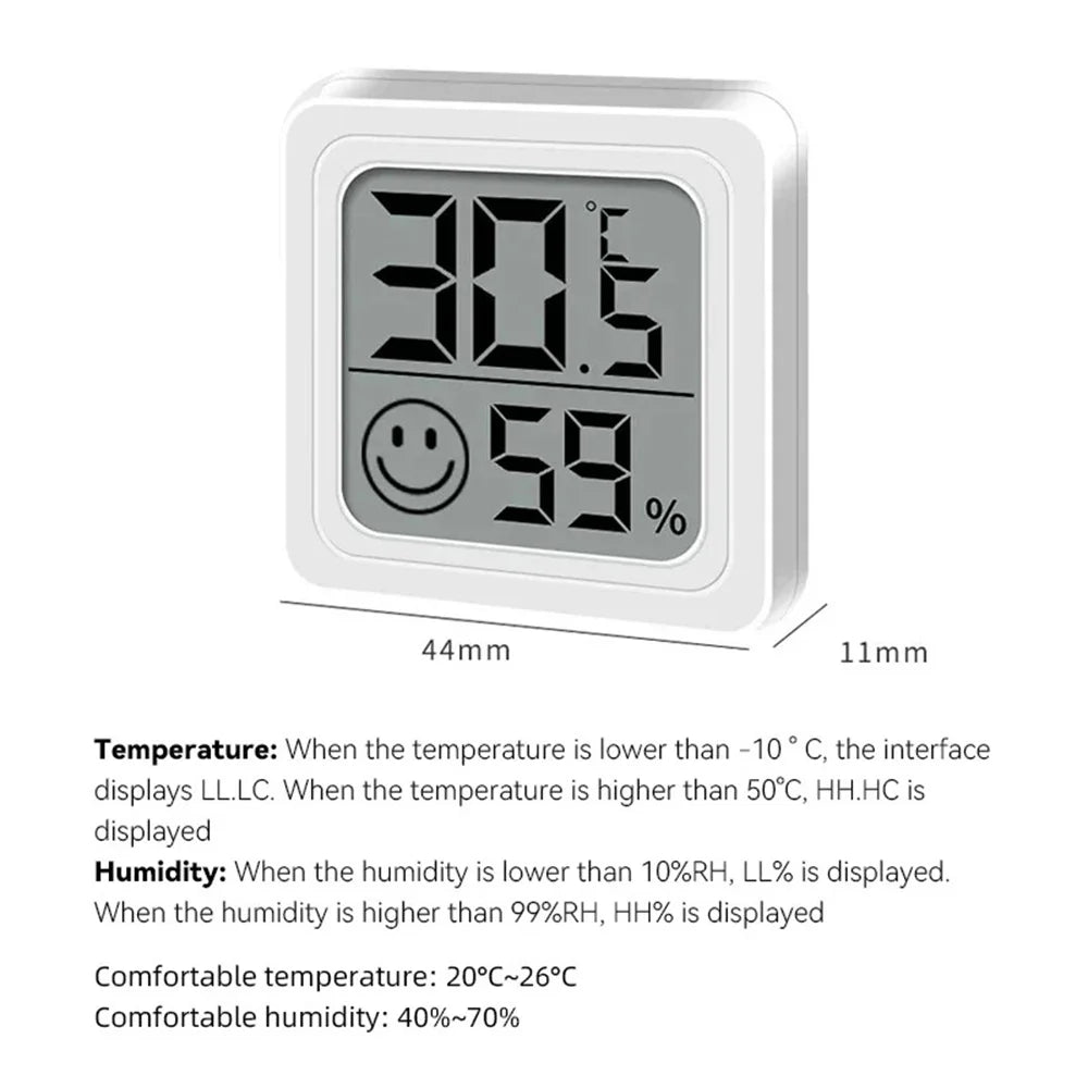 Mini LCD Digital Thermometer Hygrometer Indoor Convenient Electronic Temperature Hygrometer Sensor Meter Household Thermometer