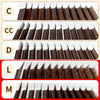 ABONNIE Cashmere Brown C/CC/D/M/L Curl Individual Classic Eyelashes Extensions Cocoa Brown Lashes Extensions