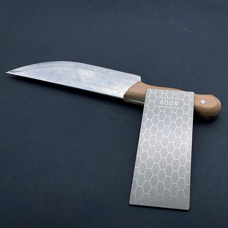 Kitchen tools Diamond Knives Sharpening Stone 600# 800# 1000# Whetstone Grindstone Ultra-thin Honeycomb Manual Knife Sharpener