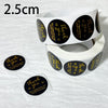2.5cm 50/500pcs Thank You Round Sticker Scrapbook Letter Handmade Stickers Seal Labels Stickers Wedding Gift Flower Decoration