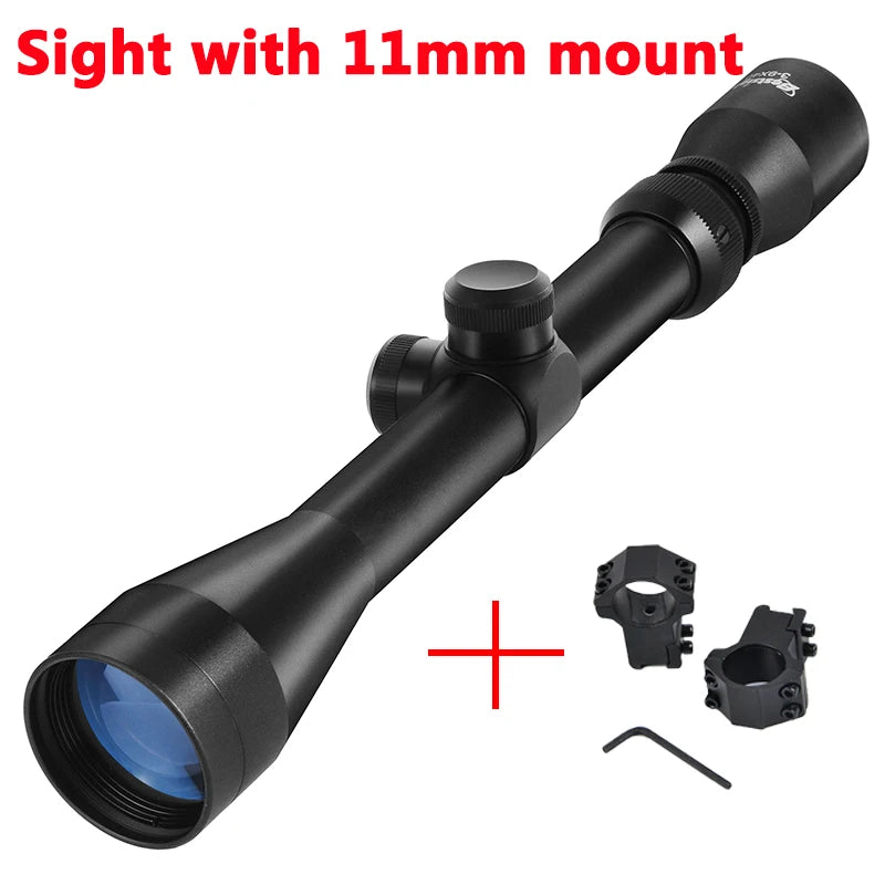 3-9X40 Hunting Deer Air Rifle Scope Wire Rangefinder Reticle Crossbow Mil Dot Reticle Riflescope Optical Sights