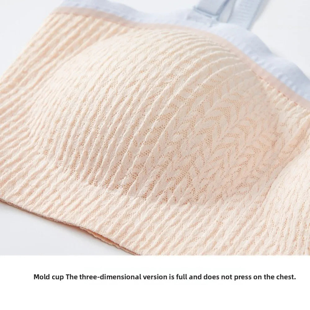 Lingerie Adjustable Wireless Bra Close-fitting Shockproof Brassiere for Women Elastic Traceless Anti-sagging Seamless Bras