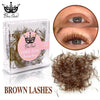 500 Fans Colored Dark Brown Premade Fan Lash Extensions Light Brown Thin Pointy Base Loose Promade Volume Lashes Makeup supplier