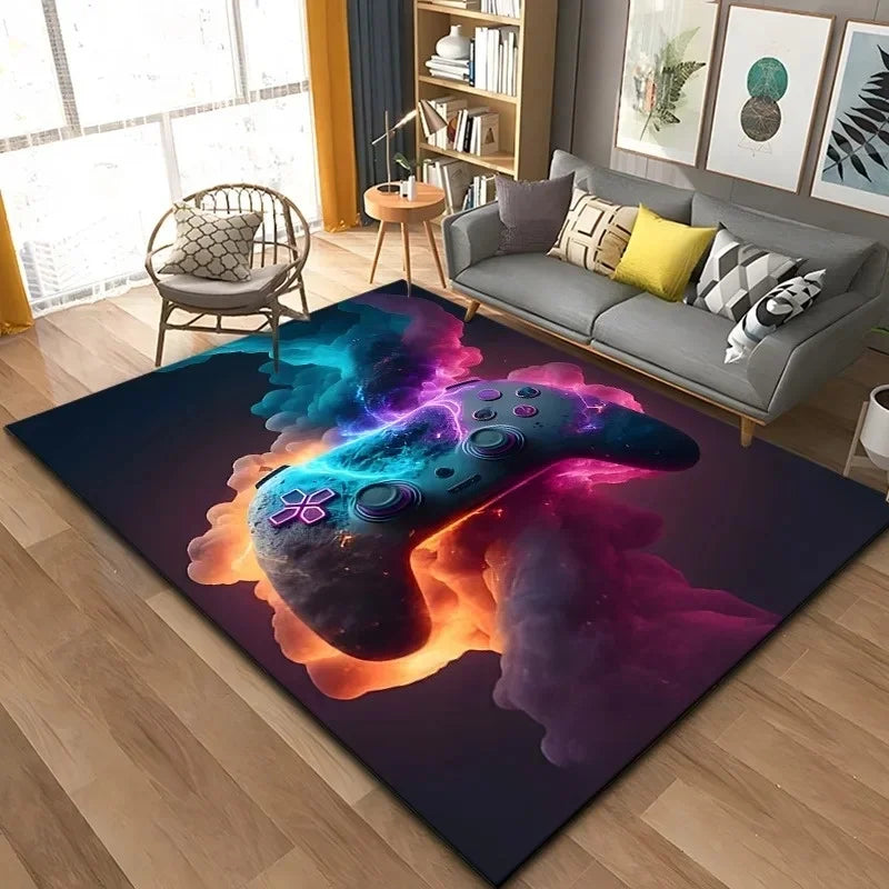 3D Game Controller Carpet Anime Carpet Living Room Decoration Rugs for Bedroom Carpets for Super Sized Gaming Carpet