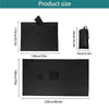 Waterproof Rain Poncho Lightweight Hooded Rain Coat Picnic Mat Blanket Sun Shelter for Outdoor Camping Hiking Cycling Climbing